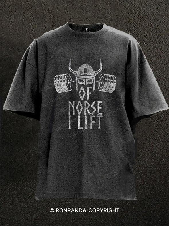 Of Norse I Lift Washed Gym Shirt