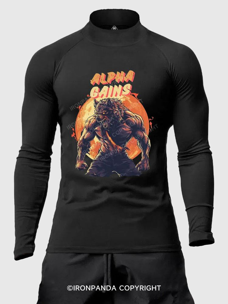 Lead The Pack With Alpha Men's Fitted Mock