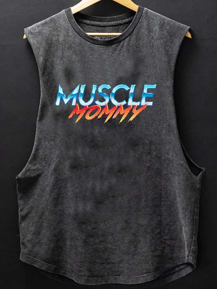 Muscle Mom Classic SCOOP BOTTOM COTTON TANK