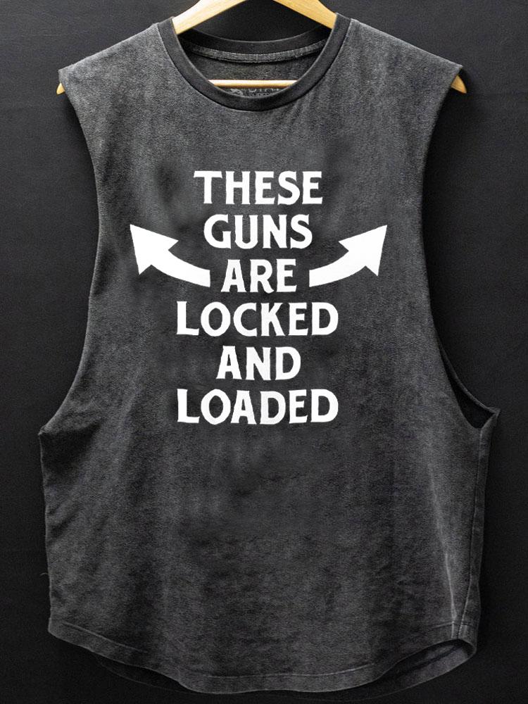 these guns are loaded SCOOP BOTTOM COTTON TANK