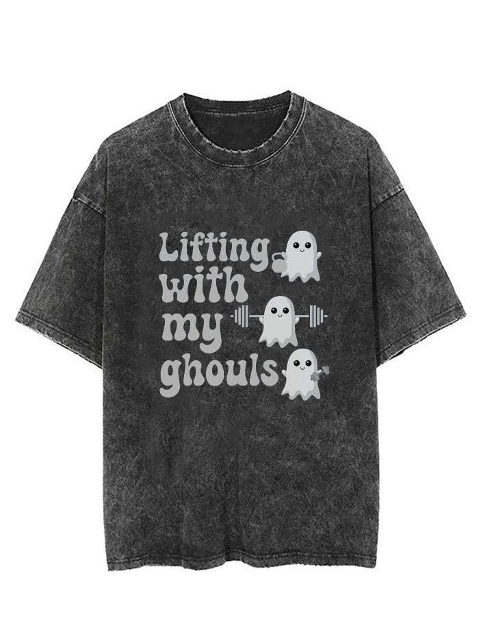 Lifting with my Ghouls Vintage Gym Shirt