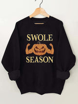 Swole Season Vintage Gym Sweatshirt