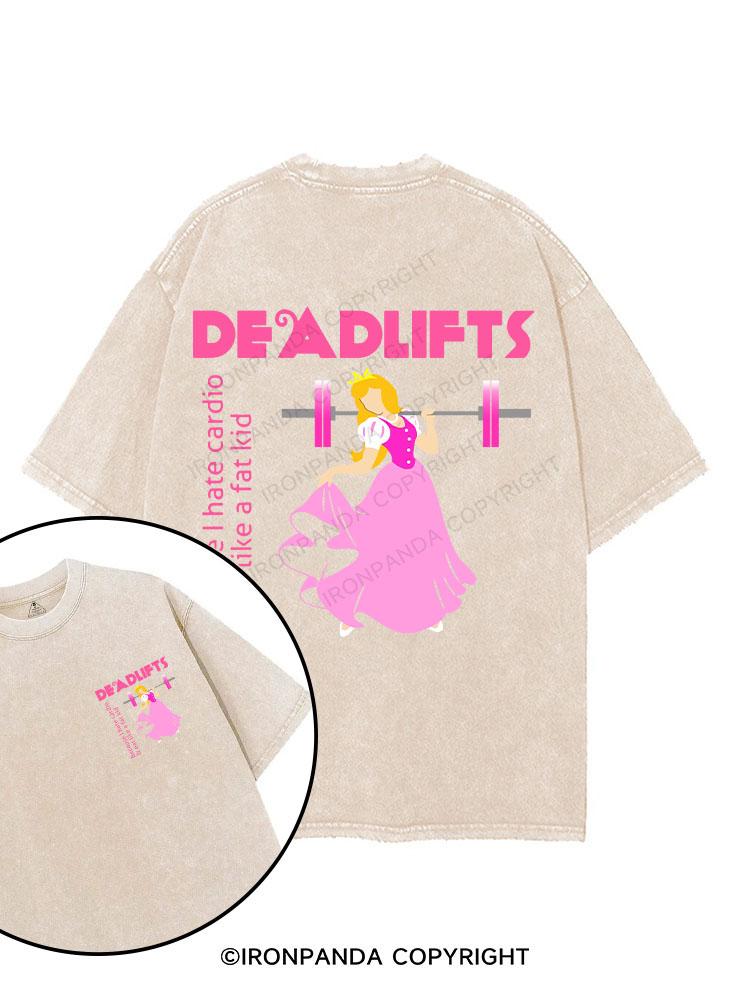 I'd rather deadlift printed Gym Shirt