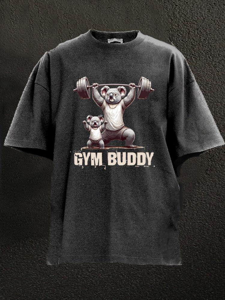 koala gym buddy Washed Gym Shirt