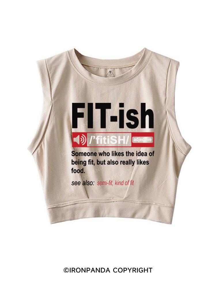 FIT-ISH SEMI FIT KIND OF FIT  SLEEVELESS CROP TOPS