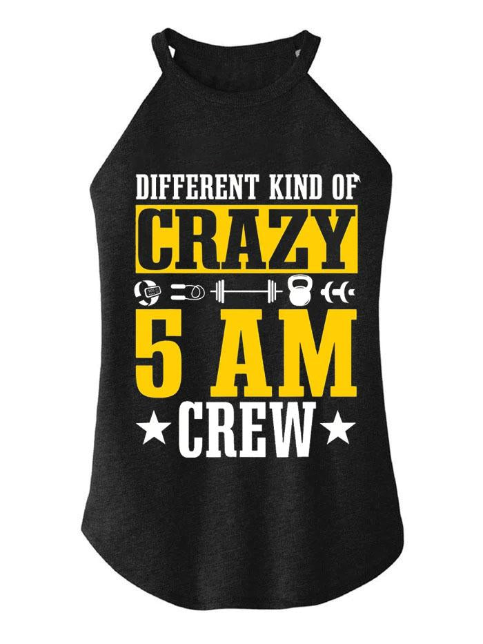 Workout Squad 5AM Crew TRI ROCKER COTTON TANK