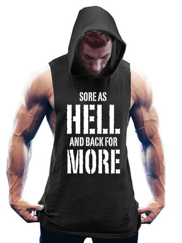 Sore as Hell and Back for More Hooded Tank