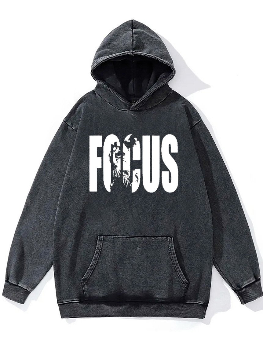focus Washed Gym Hoodie