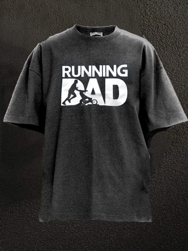 buggy running dad Washed Gym Shirt