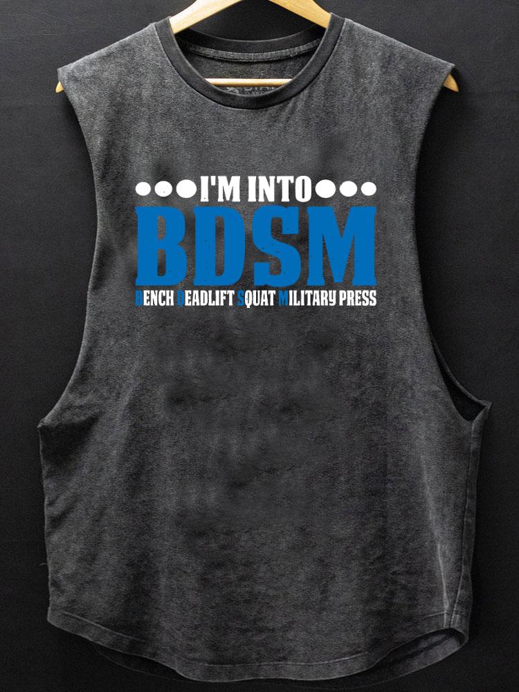 I'm into bdsm SCOOP BOTTOM COTTON TANK