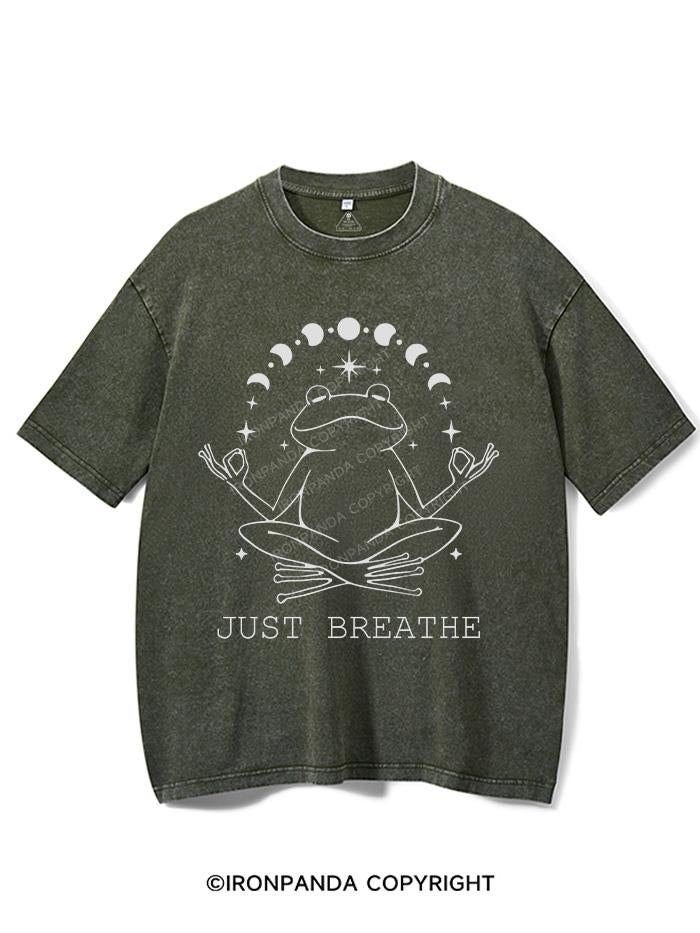 JUST BREATHE VINTAGE GYM SHIRT