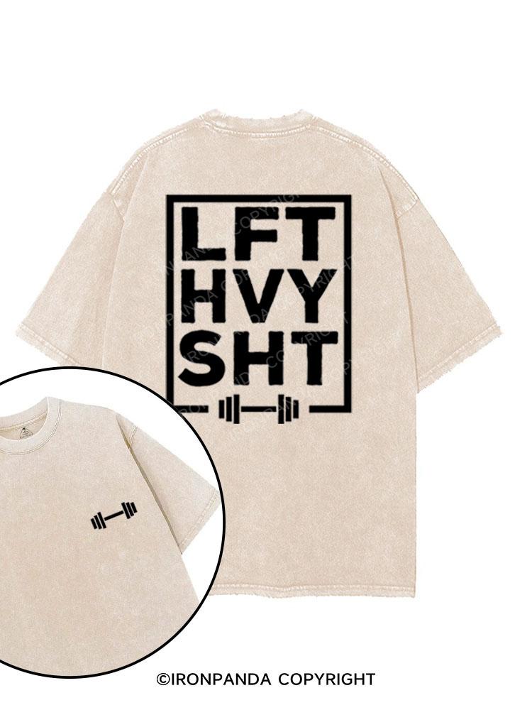 LFT HVY SHT printed Gym Shirt