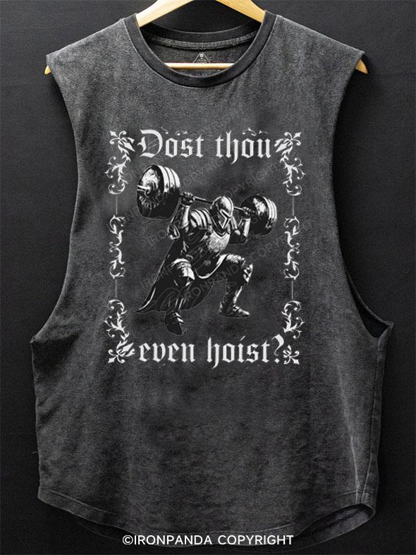Dost Thou Even Hoist Medieval SCOOP BOTTOM COTTON TANK