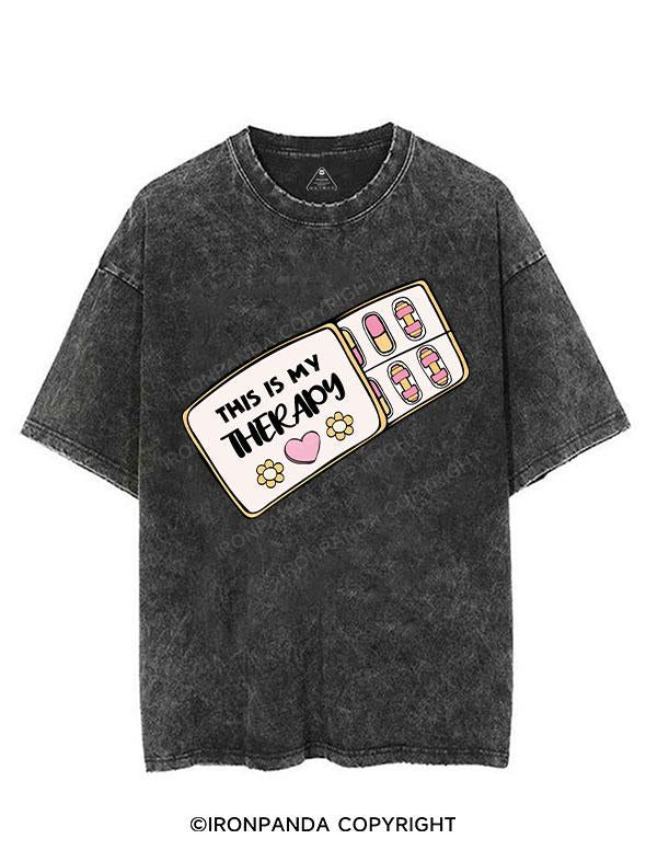 THIS IS MY THERAPY VINTAGE GYM SHIRT