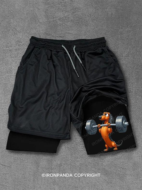 Dashchund Dog Performance Training Shorts