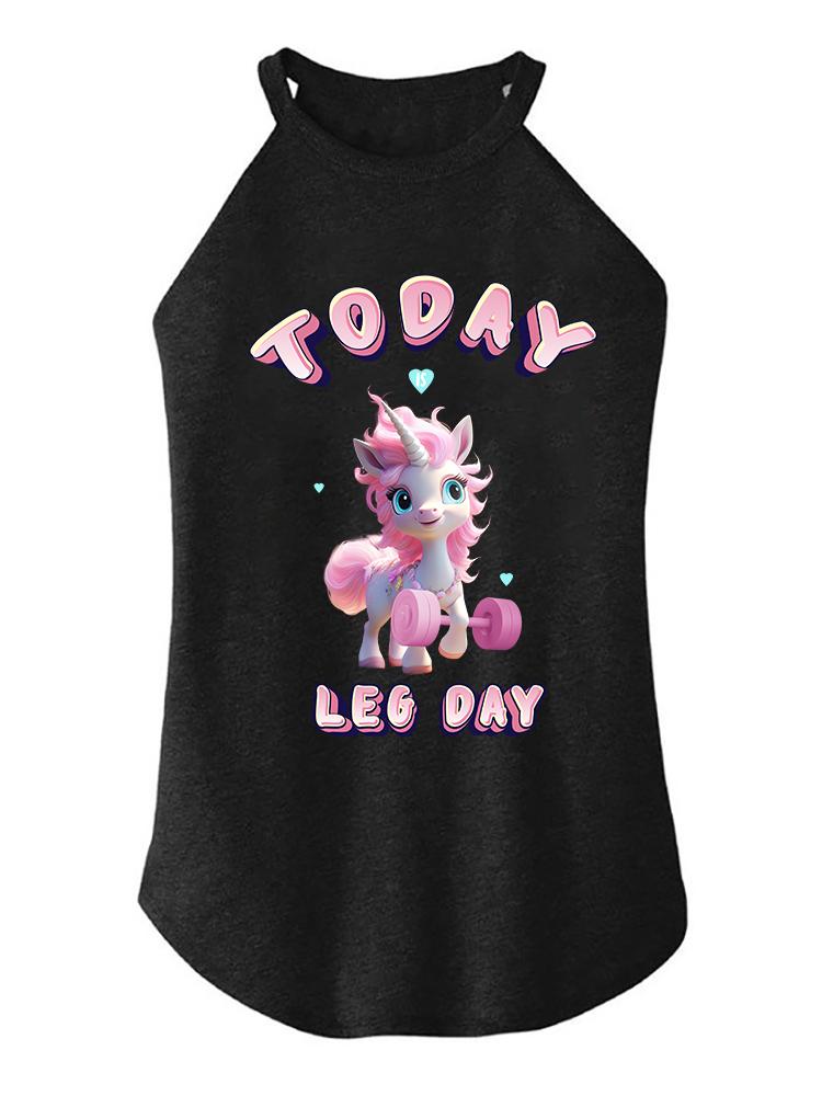 Today leg day TRI ROCKER COTTON TANK