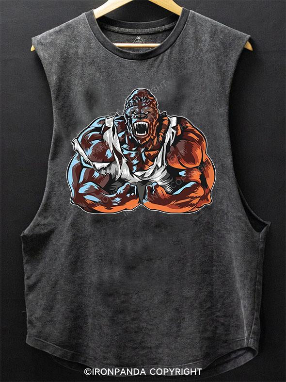 Gorilla Fitness SCOOP BOTTOM COTTON TANK