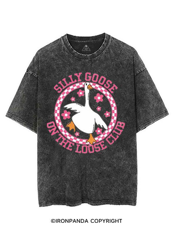 SILLY GOOSE ON THE LOOSE CLUB VINTAGE GYM SHIRT