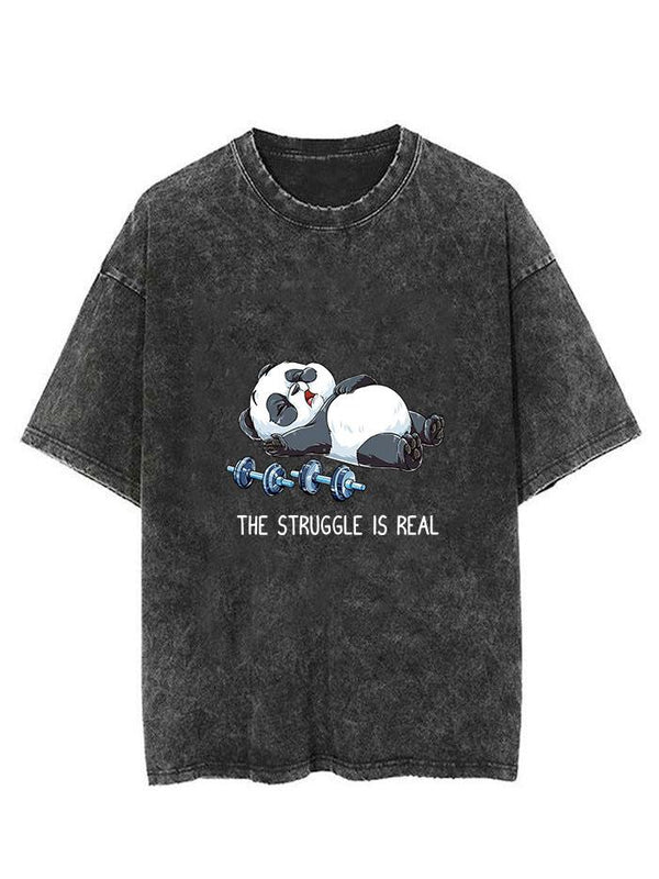 THE STRUGGLE IS REAL Vintage Gym Shirt
