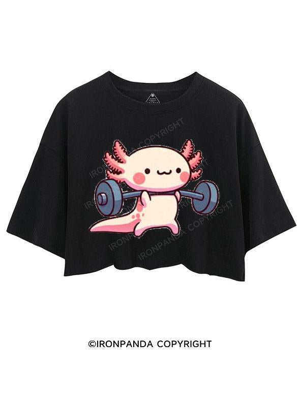 AXOLOTL DEADLIFTING CROP TOPS