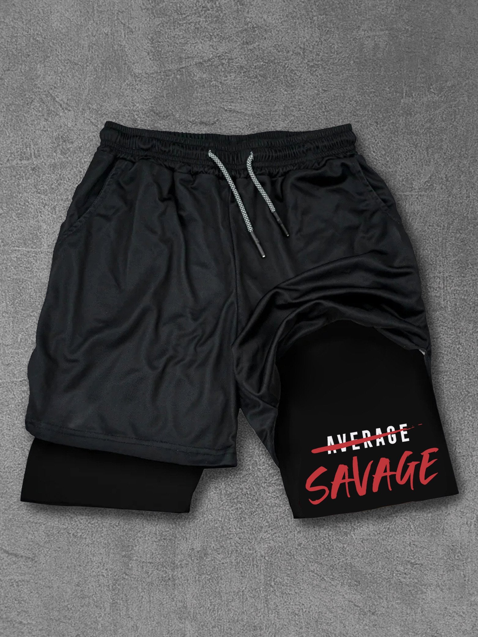 savage not average Performance Training Shorts