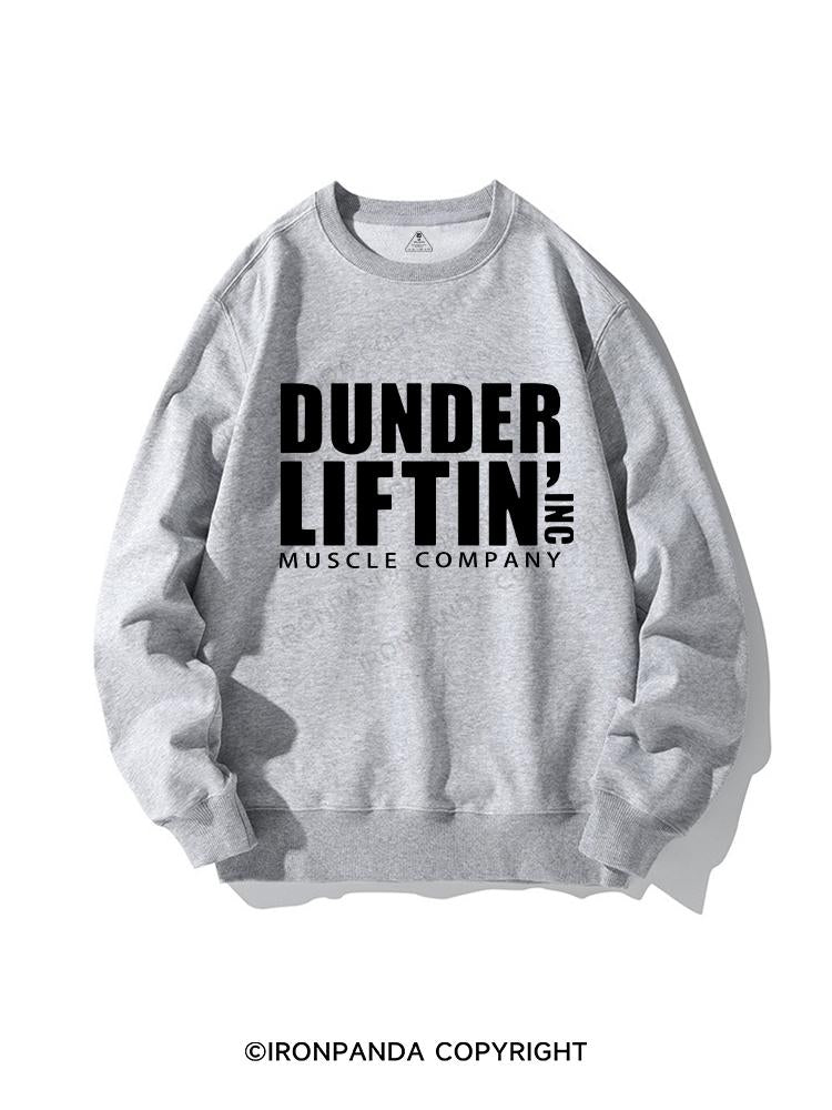 dunder lifting muscle company CREWNECK Sweatshirt