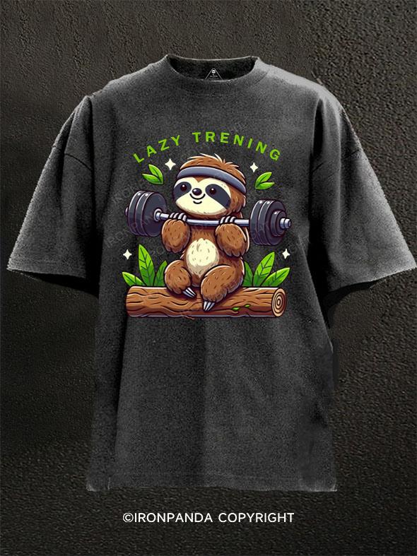 Lazy Training Washed Gym Shirt