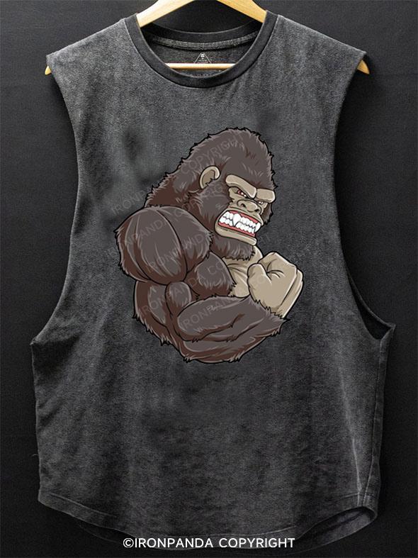 Gorilla At The Gym SCOOP BOTTOM COTTON TANK