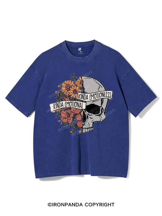 KINDA EMOTIONAL KINDA EMOTIONLESS VINTAGE GYM SHIRT