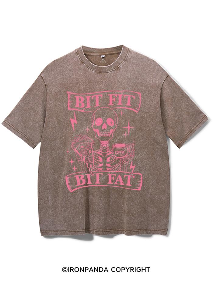 BIT FIT BIT FAT VINTAGE GYM SHIRT