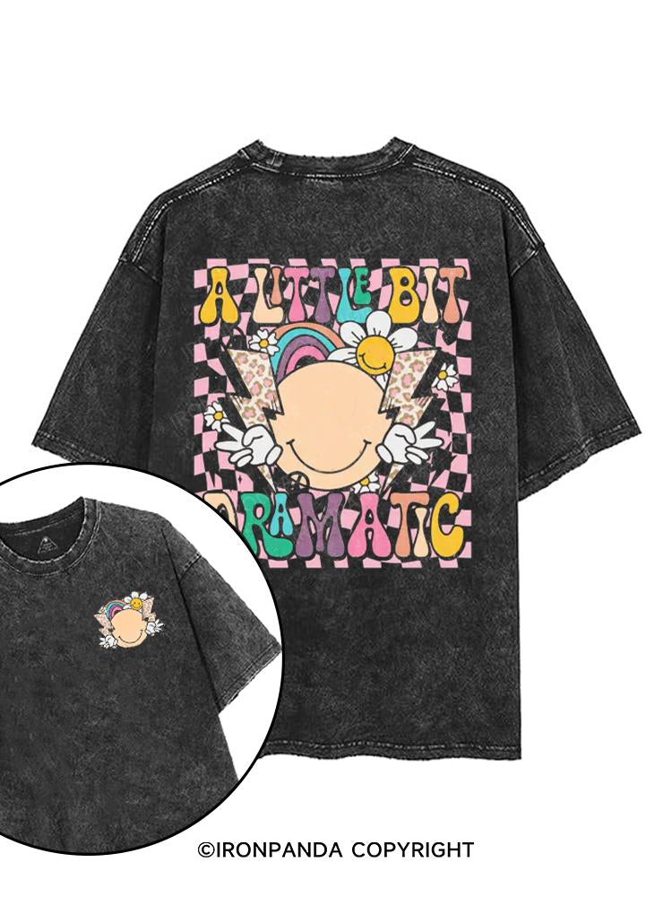 A Little Bit Dramatic printed Gym Shirt