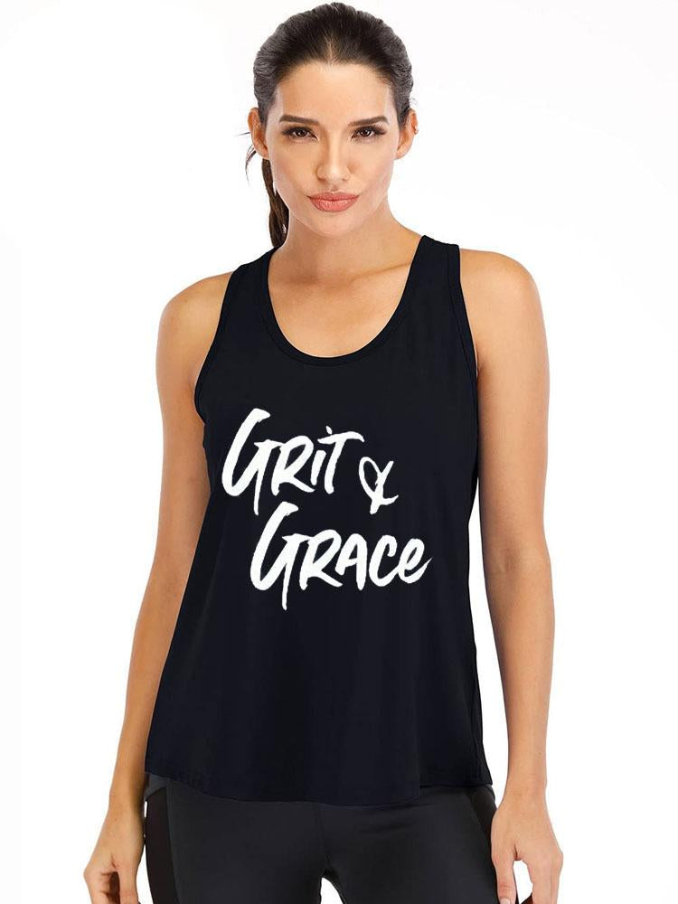 Grit & Grace Cotton Gym Tank