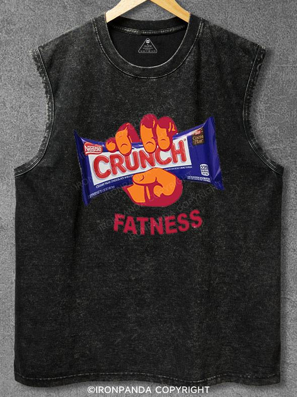 Crunch Fatness Washed Gym Tank
