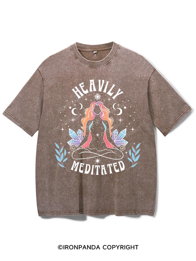 HEAVILY MEDITATED VINTAGE GYM SHIRT