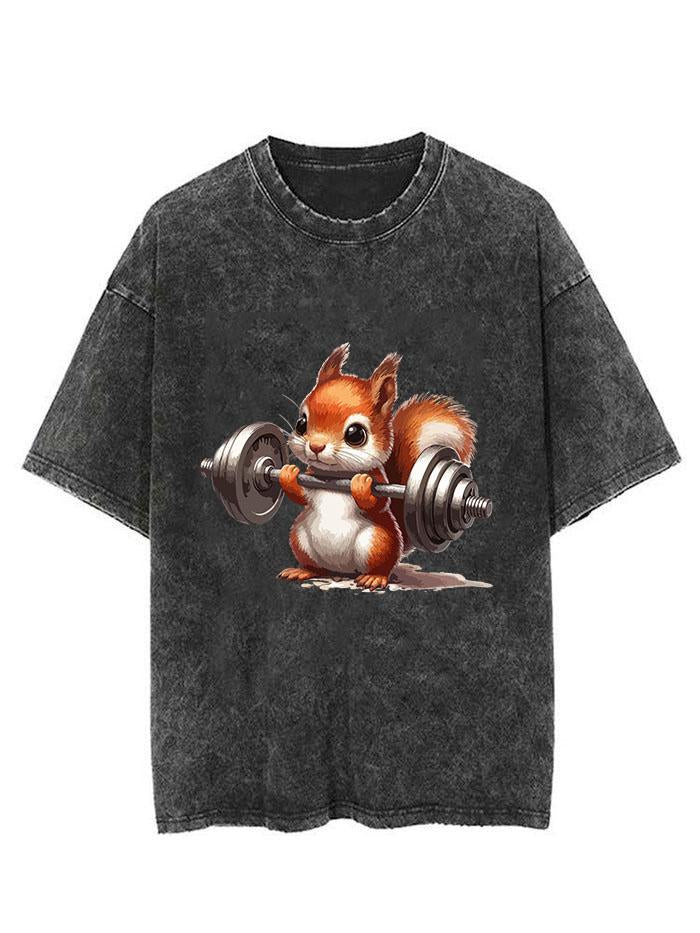 squirrel weightlifting Vintage Gym Shirt