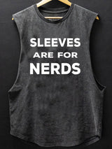 sleeves are for nerds SCOOP BOTTOM COTTON TANK