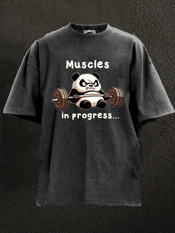 muscles in progress Washed Gym Shirt