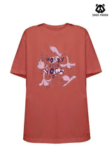 worry less yoga more Loose fit cotton  Gym T-shirt