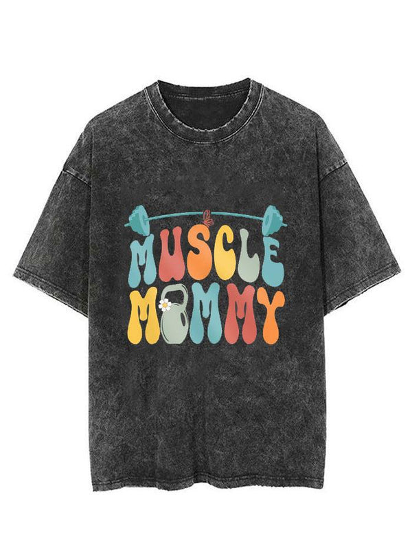 MUSCLE MOMMY VINTAGE GYM SHIRT