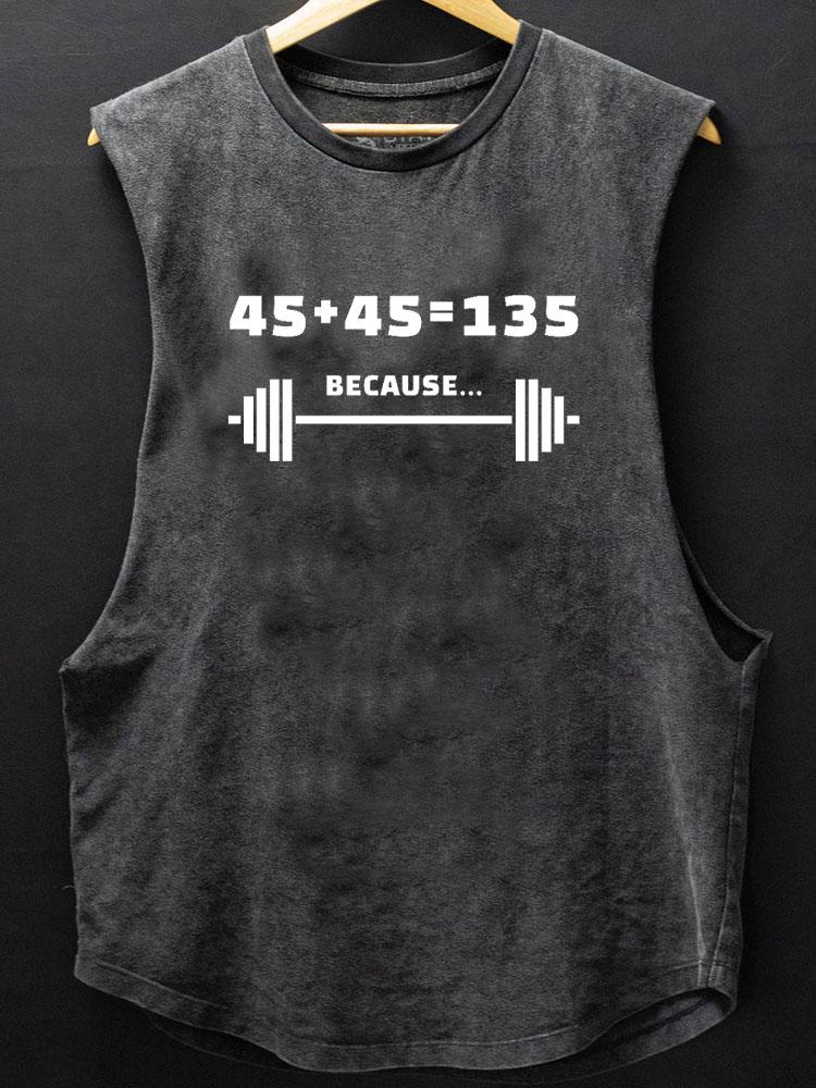 funny bar math DAY BOTTOM COTTON TANK