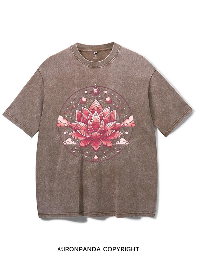 PEACE & LOTUS VINTAGE GYM SHIRT