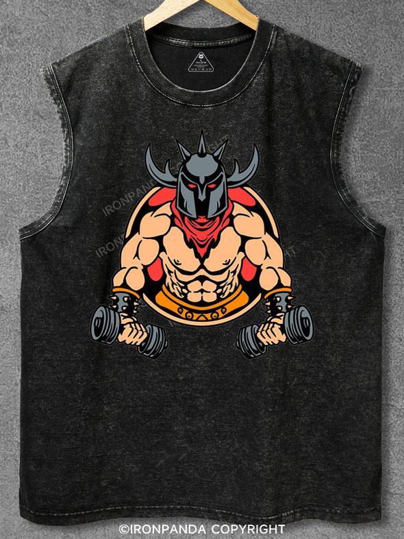 warrior gym Washed Gym Tank