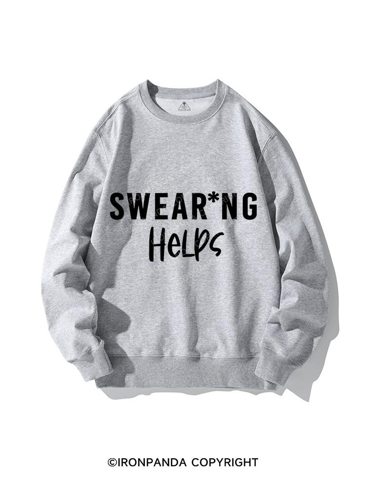 SWEAR*NG HELPS CREWNECK Sweatshirt