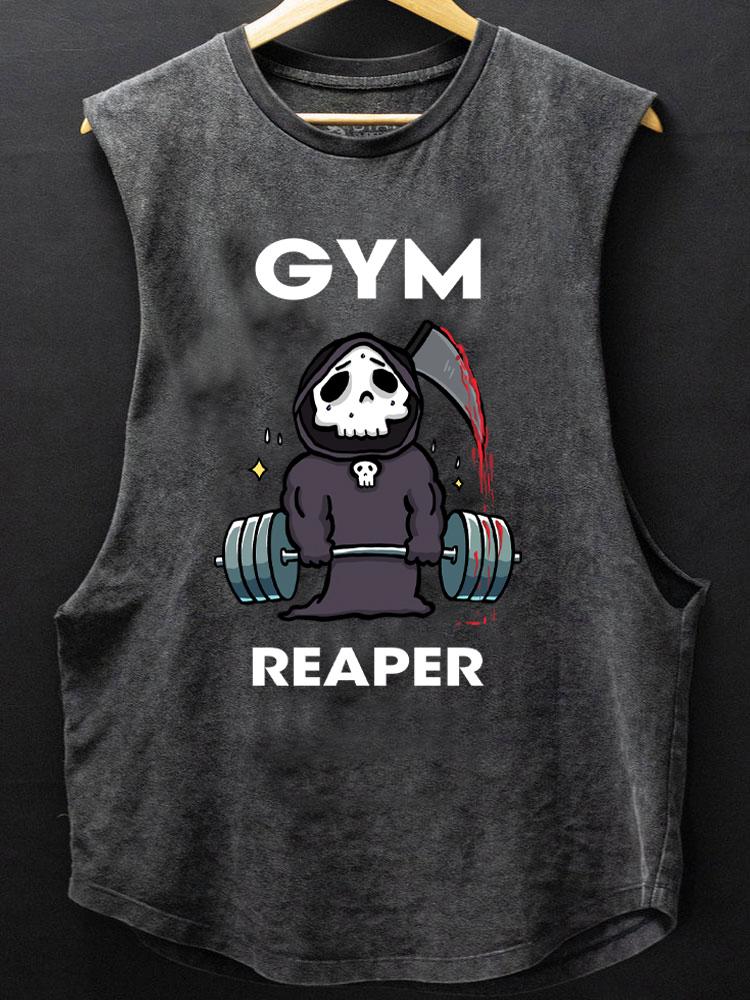 gym reaper SCOOP BOTTOM COTTON TANK