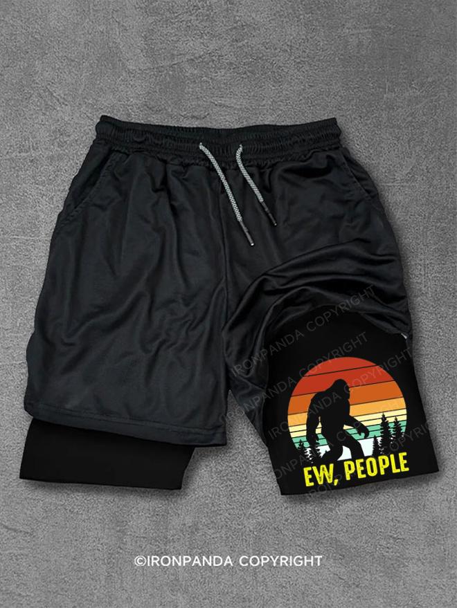 Ew People, Bigfoot Sasquatch Performance Training Shorts