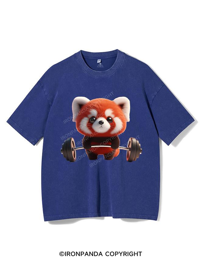 LIFTIN' RED PANDA VINTAGE GYM SHIRT