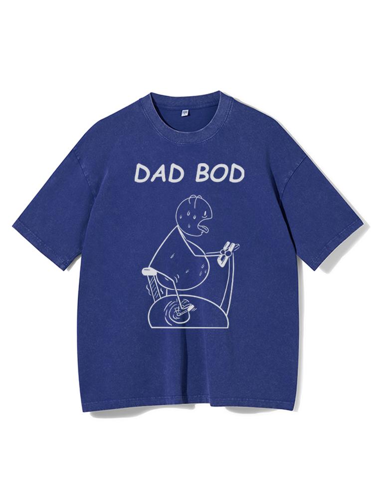 Dad Bod Washed Gym Shirt