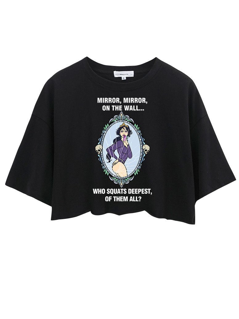 who squats deepest of them all Crop Tops