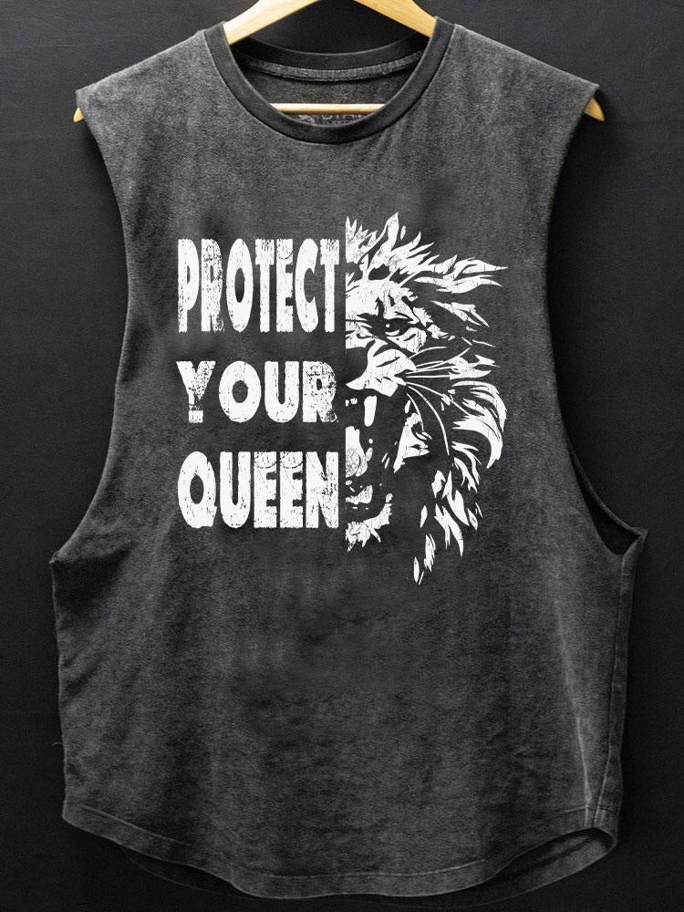 PROTECT YOUR QUEEN BOTTOM COTTON TANK