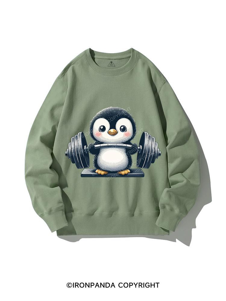 PENGUIN WEIGHTLIFTING CREWNECK Sweatshirt